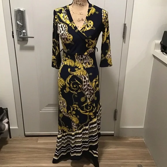 mlle gabrielle dress Casual Maxi By In Black & White, Size: 2x while the bold allover print adds standout style Mlle Gabrielle | Dresses |